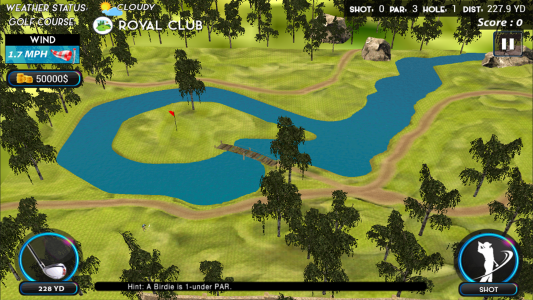 اسکرین شات 5 بازی Real Star Golf Master 3D