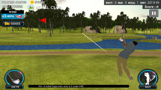 اسکرین شات 2 بازی Real Star Golf Master 3D