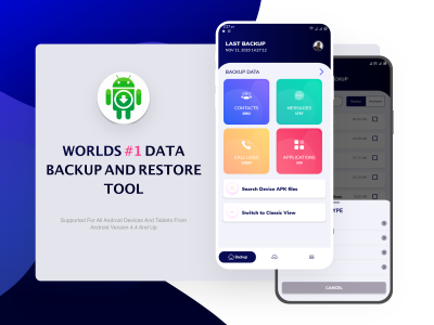 اسکرین شات 1 برنامه Backup & Restore-Cloud Storage