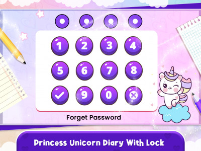اسکرین شات 4 برنامه My Diary: Princess Fun Games
