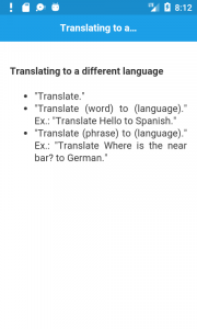 اسکرین شات 3 برنامه Voice Commands for Cortana
