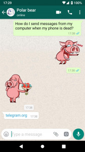 اسکرین شات 4 برنامه Pigs Stickers Packs WASticker