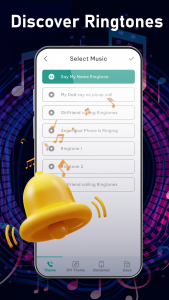 اسکرین شات 5 برنامه Call Color Themes: Call Dialer