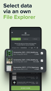 اسکرین شات 2 برنامه Data Eraser - iShredder