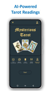 اسکرین شات 1 برنامه Mysterious Tarot – AI Tarot