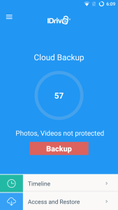 اسکرین شات 1 برنامه IDrive Online Backup