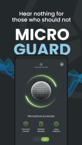 اسکرین شات 1 برنامه Micro Guard Microphone Blocker