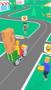 اسکرین شات 1 بازی Pizza Delivery Game: Bike Game