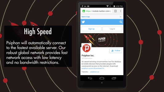 اسکرین شات 4 برنامه Psiphon Pro