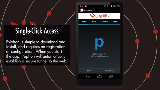 اسکرین شات 3 برنامه Psiphon Pro