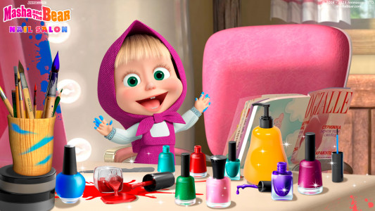اسکرین شات 1 بازی Masha and the Bear: Nail salon