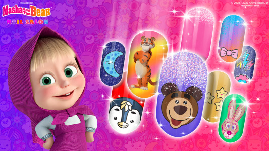 اسکرین شات 5 بازی Masha and the Bear: Nail salon