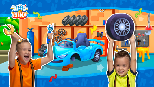 اسکرین شات 8 بازی Vlad and Niki: Car Service