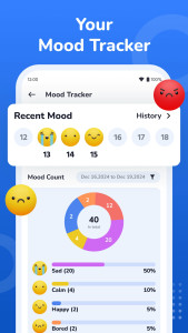 اسکرین شات 5 برنامه Health App: Mood Tracker