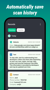 اسکرین شات 7 برنامه QR Code Scanner