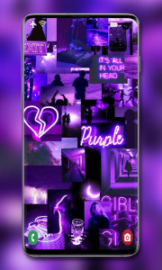 اسکرین شات 3 برنامه Purple Wallpaper
