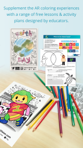 اسکرین شات 3 برنامه Quiver - 3D Coloring App