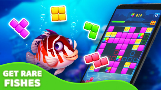 اسکرین شات 8 بازی Block Puzzle Fish