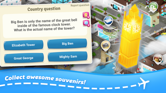 اسکرین شات 1 بازی Backpacker™ Travel Quiz Trivia