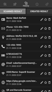 اسکرین شات 7 برنامه QR & Barcode Scanner