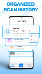 اسکرین شات 3 برنامه Quick QR & Barcode Scanner