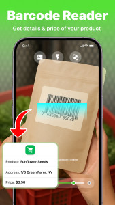 اسکرین شات 2 برنامه QR Code Scanner & Generator
