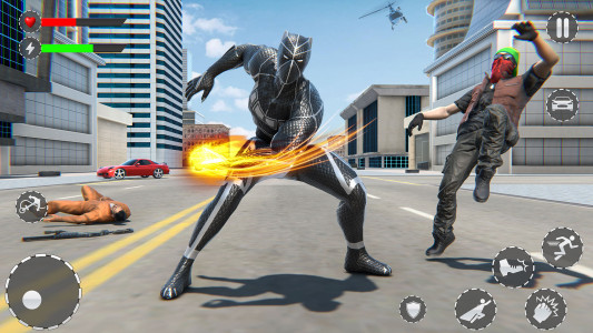 اسکرین شات 5 برنامه Flying Panther Hero City Crime