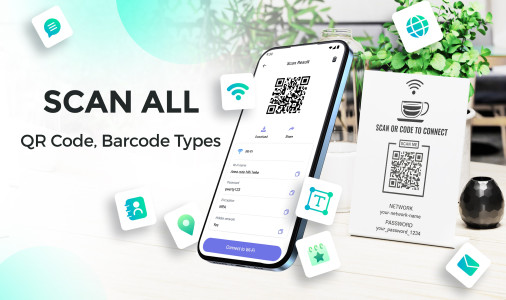 اسکرین شات 1 برنامه QR Scanner, Barcode Reader
