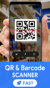 اسکرین شات 1 برنامه QR Code Lite & Barcode Scanner