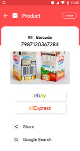 اسکرین شات 5 برنامه QR Code Lite & Barcode Scanner
