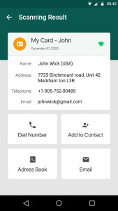 اسکرین شات 3 برنامه QR & Barcode Scanner - QR Scan