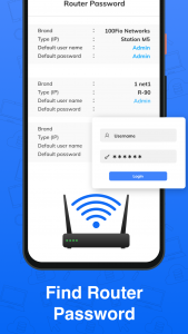 اسکرین شات 3 برنامه WiFi Router & Password Manager