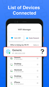 اسکرین شات 2 برنامه WiFi Router & Password Manager