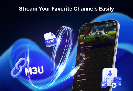 اسکرین شات 1 برنامه IPTV Player - Smart Xtream