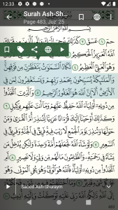 اسکرین شات 5 برنامه Quran for Android
