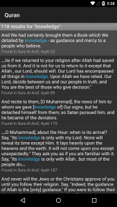 اسکرین شات 8 برنامه Quran for Android