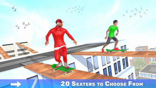 اسکرین شات 3 بازی Flip Skaterboard Game