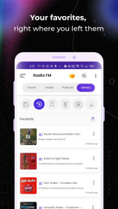اسکرین شات 7 برنامه Radio FM- Radios and Podcasts