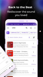 اسکرین شات 2 برنامه Radio FM- Radios and Podcasts