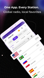 اسکرین شات 1 برنامه Radio FM- Radios and Podcasts