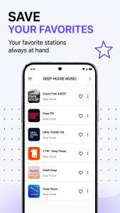 اسکرین شات 3 برنامه Deep House Radio - EDM Music