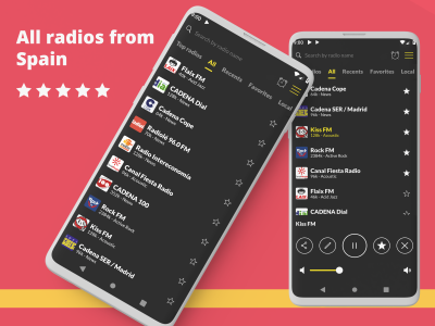 اسکرین شات 1 برنامه Live Spanish Radios