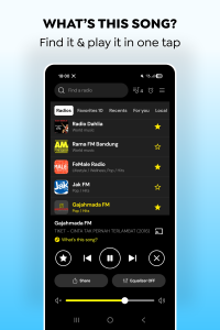 اسکرین شات 3 برنامه Radio Indonesia - Live FM & AM