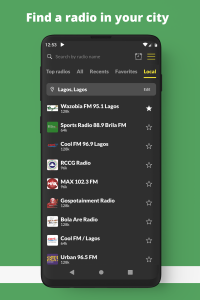 اسکرین شات 6 برنامه Radio Nigeria: Radio FM Online