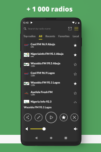 اسکرین شات 2 برنامه Radio Nigeria: Radio FM Online