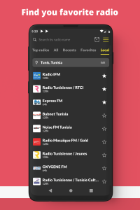 اسکرین شات 6 برنامه Radio Tunisia FM online