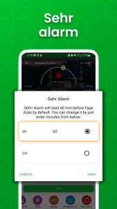 اسکرین شات 7 برنامه Ramadan Calendar: Sehr & Iftar