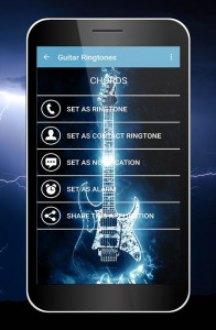 اسکرین شات 3 برنامه Guitar Ringtones