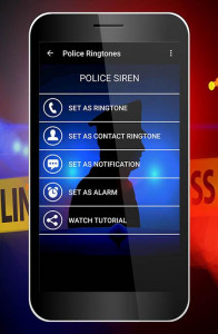 اسکرین شات 5 برنامه Police Ringtones & Sounds