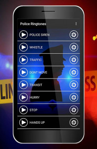 اسکرین شات 8 برنامه Police Ringtones & Sounds